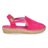 Nuria Suede Dames Espadrilles Fucsia