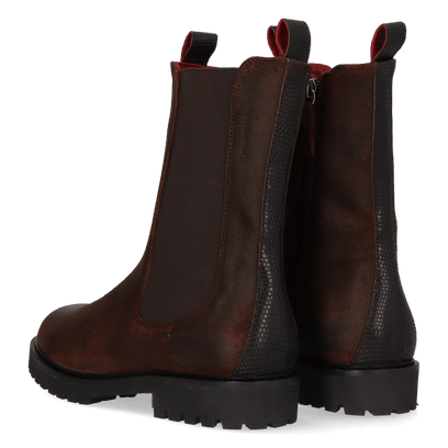 BEBE 03.03 Dames Boots Leer Dark Brown