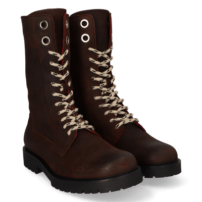 BONNIE 01.04 Dames Boots Leer Dark Brown