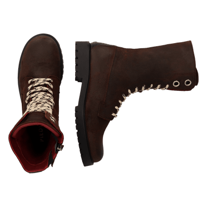 BONNIE 01.04 Dames Boots Leer Dark Brown