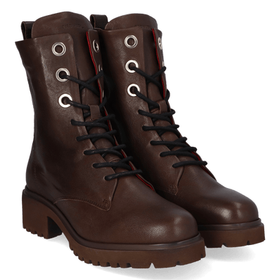 CLEO 16.02 Dames Boots Leer Dark Brown