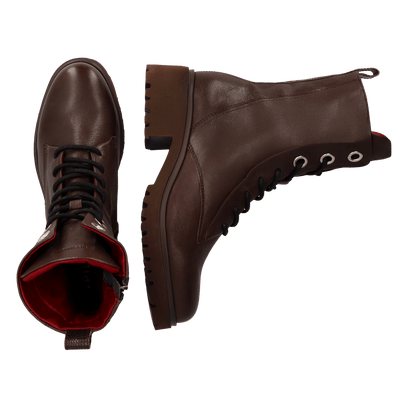 CLEO 16.02 Dames Boots Leer Dark Brown