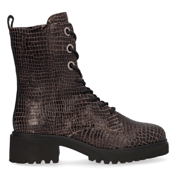 CLEO 16.04 Dames Boots Leer Black Snake