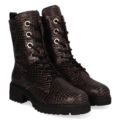 CLEO 16.04 Dames Boots Leer Black Snake