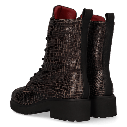 CLEO 16.04 Dames Boots Leer Black Snake