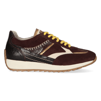 HARLEM 02.13 Dames Sneakers Suede Dark Brown