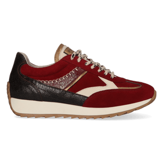 HARLEM 02.15 Dames Sneakers Suede Bordeaux
