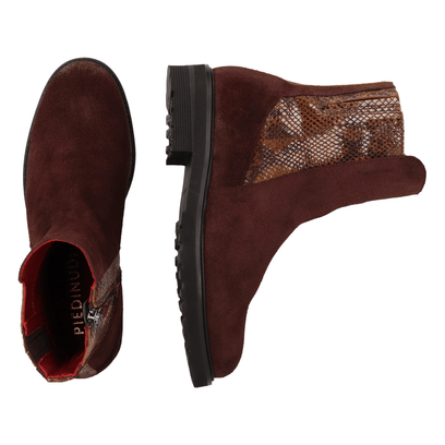 HAUDI 04.03 Dames Boots Suede Dark Brown