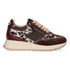 HEDY 06.01 Dames Sneakers Leer Dark Brown