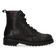 HEN 01.01 Dames Enkellaarsjes Leer Black