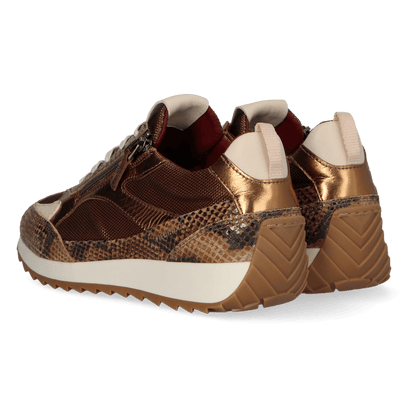 HERA 08.03 Dames Sneakers Leer/Mesh Cuoio