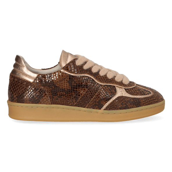 IMOLA 01.25 Dames Sneakers Leer Dark Brown
