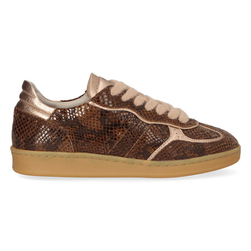 IMOLA 01.25 Dames Sneakers Leer Dark Brown