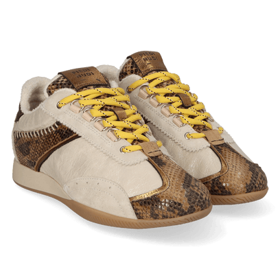 JANET 02.04 Dames Sneakers Leer Cuoio