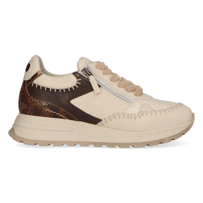 KAROL 04.02 Dames Sneakers Leer Off-White