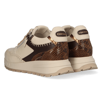 KAROL 04.02 Dames Sneakers Leer Off-White