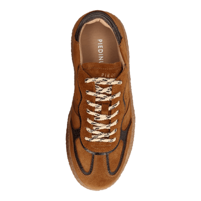 LIXI 03.03 Dames Sneakers Suede Tabacco