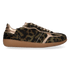 NUDI 01.02 Dames Sneakers Ponyhaar Green Leopard