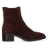 ZUMA 05.10 Dames Enkellaarsjes Suede Dark Brown