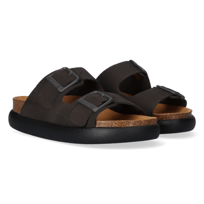 Noelle Chunky Dames Slippers Grey