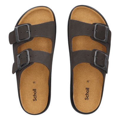 Noelle Chunky Dames Slippers Grey