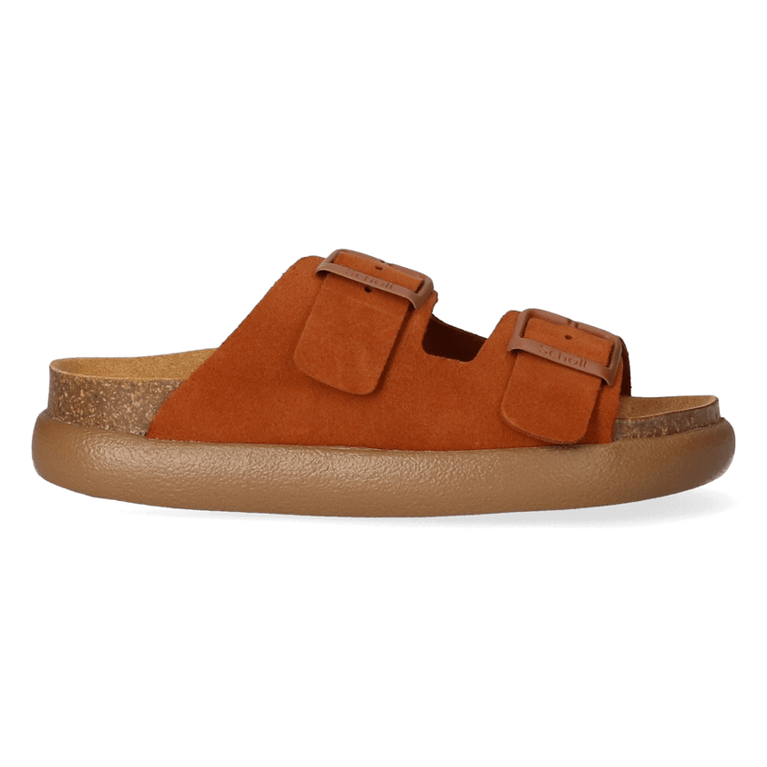 Noelle Chunky Dames Slippers Brandy