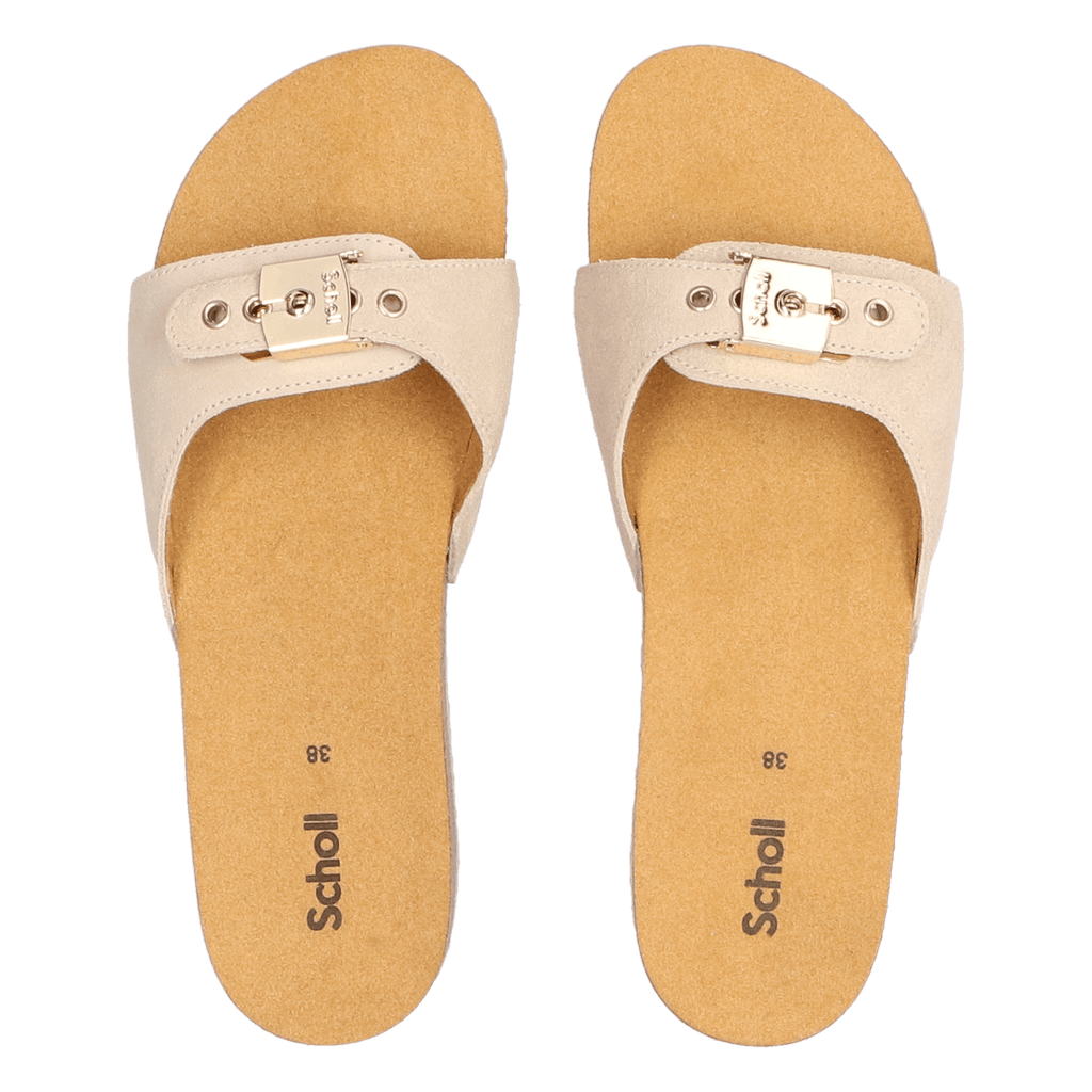 Pescura Margot Dames Slippers Off-White