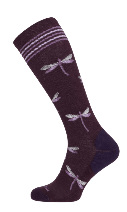 Dragonfly Dames Compressiekousen Klasse 1 Blackberry Sparkle
