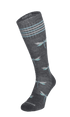 Dragonfly Dames Compressiekousen Klasse 1 Charcoal Sparkle