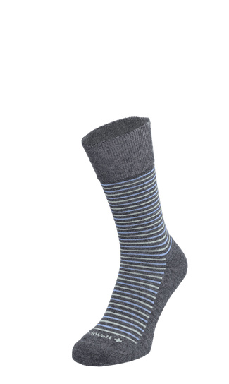 Kickback Heren Diabetessokken Charcoal