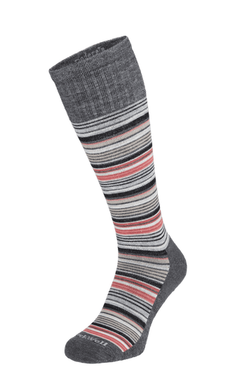 Sunset Stripe Heren Compressiekousen Klasse 1 Charcoal