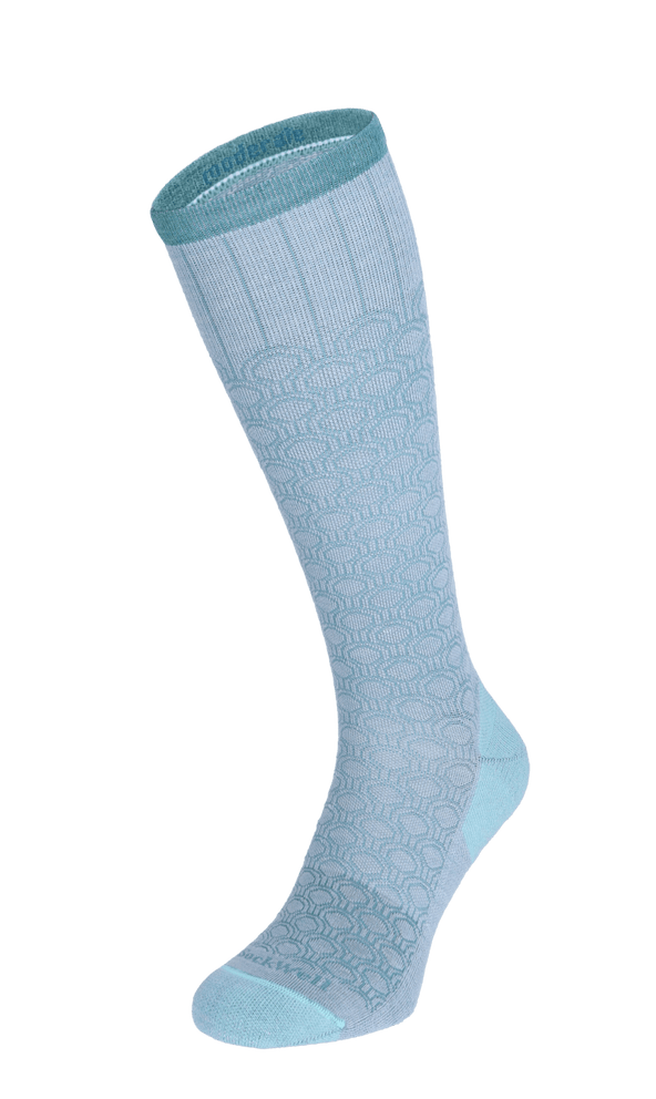 Deco Dot Dames Compressiekousen Klasse 1 Chambray