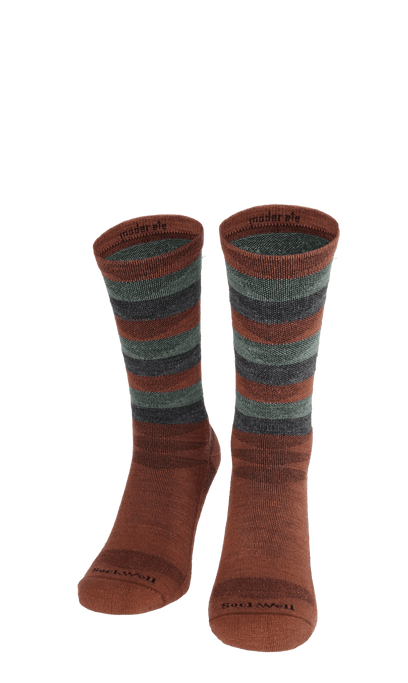 Peaks Heren Wandelsokken Klasse 1 Terracotta