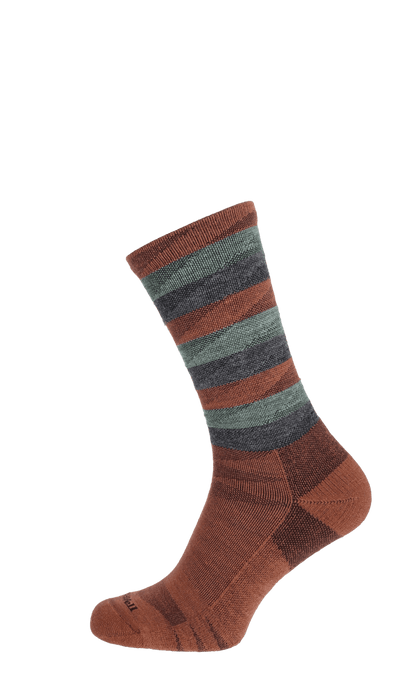 Peaks Heren Wandelsokken Klasse 1 Terracotta