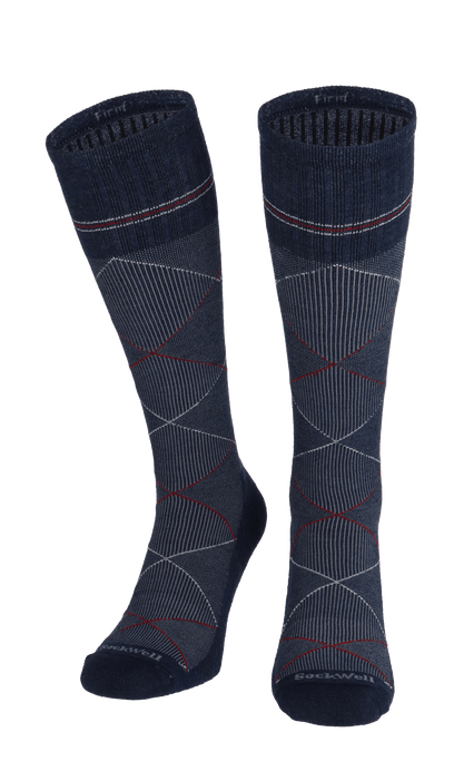 Scottie Heren Compressiekousen Klasse 2 Denim