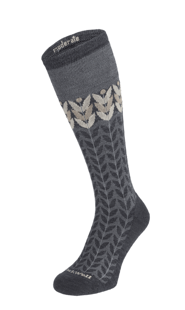 Bean Stalk Dames Compressiekousen Klasse 1 Charcoal