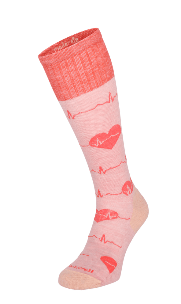 Heartbeat Dames Compressiekousen Klasse 1 Peach