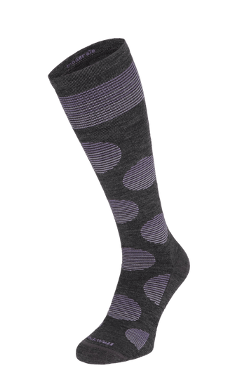 Featherweight Dot Dames Compressiekousen Klasse 1 Charcoal