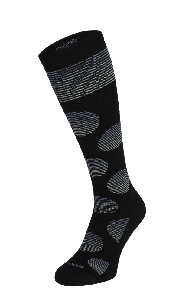 Featherweight Dot Dames Compressiekousen Klasse 1 Black