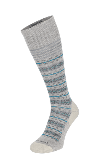 Mini Fairisle Dames Compressiekousen Klasse 1 Barley