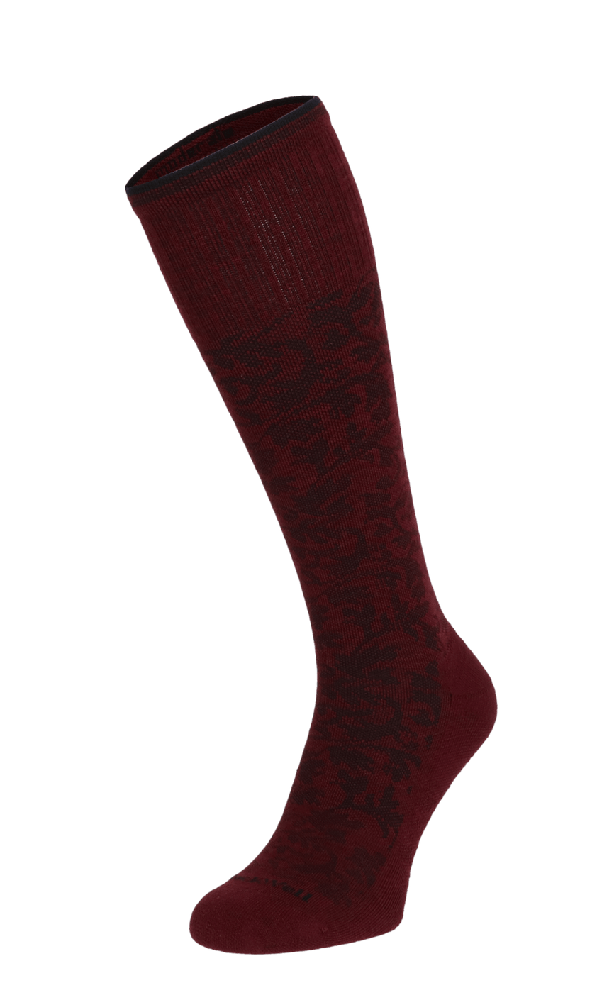 Damask Dames Compressiekousen Klasse 1 Cranberry