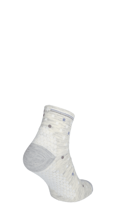 Plantar Honeycomb Dames Hielspoor Sokken Klasse 2 Ash
