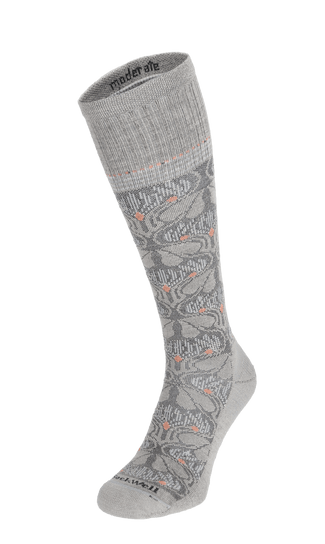 Floral Tapestry Dames Compressiekousen Klasse 1 Putty