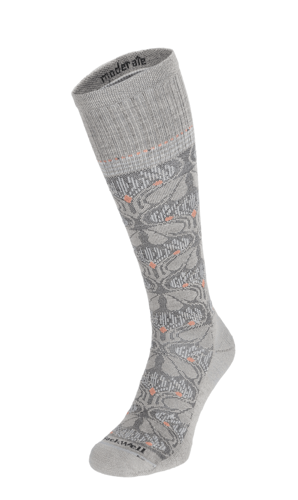 Floral Tapestry Dames Compressiekousen Klasse 1 Putty