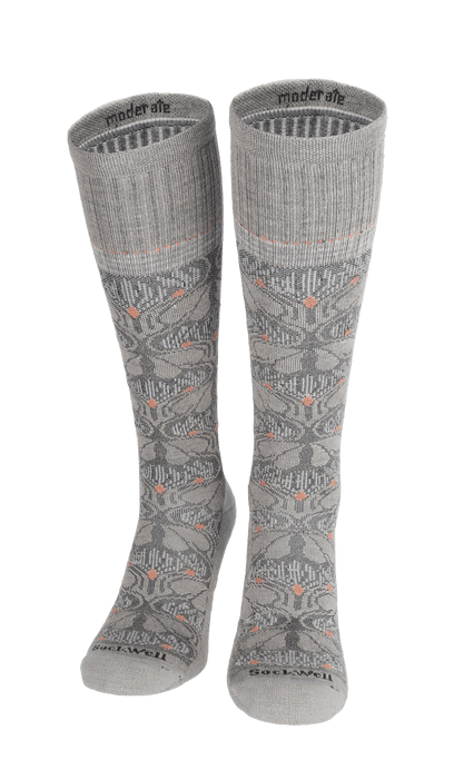 Floral Tapestry Dames Compressiekousen Klasse 1 Putty