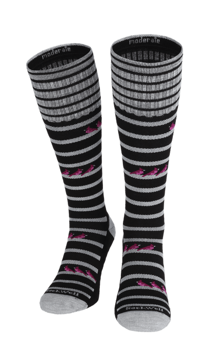 Cardinals Dames Compressiekousen Klasse 1 Black