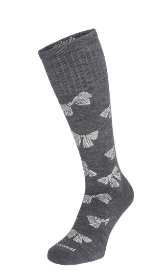 Bows Dames Compressiekousen Klasse 1 Charcoal