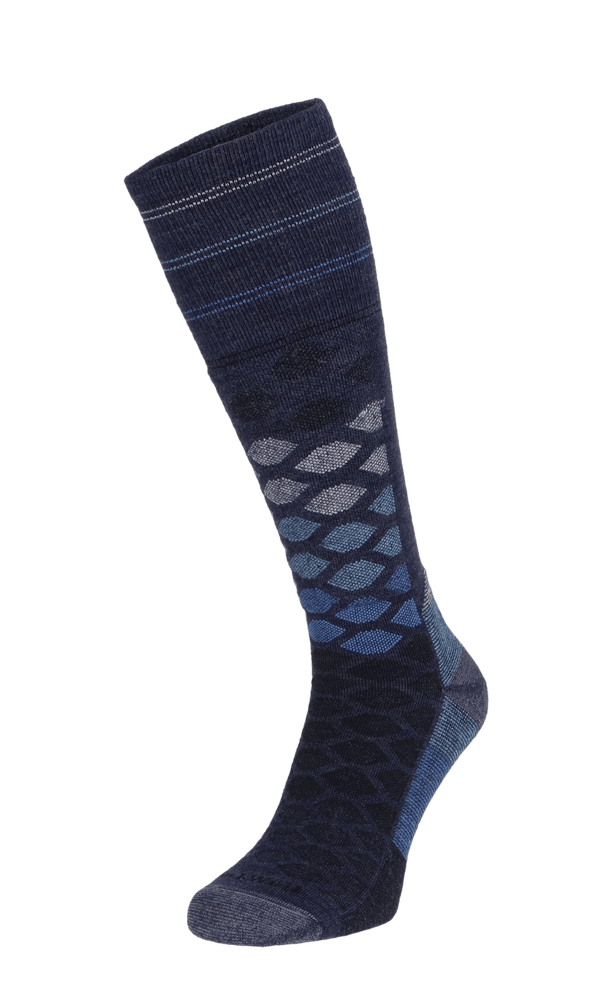 The Edge Medium Heren Skisokken Klasse 1 Denim