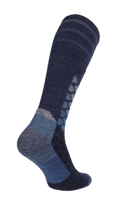 The Edge Medium Heren Skisokken Klasse 1 Denim