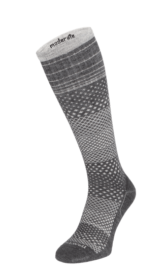 Micro Grade Dames Compressiekousen Klasse 1 Charcoal
